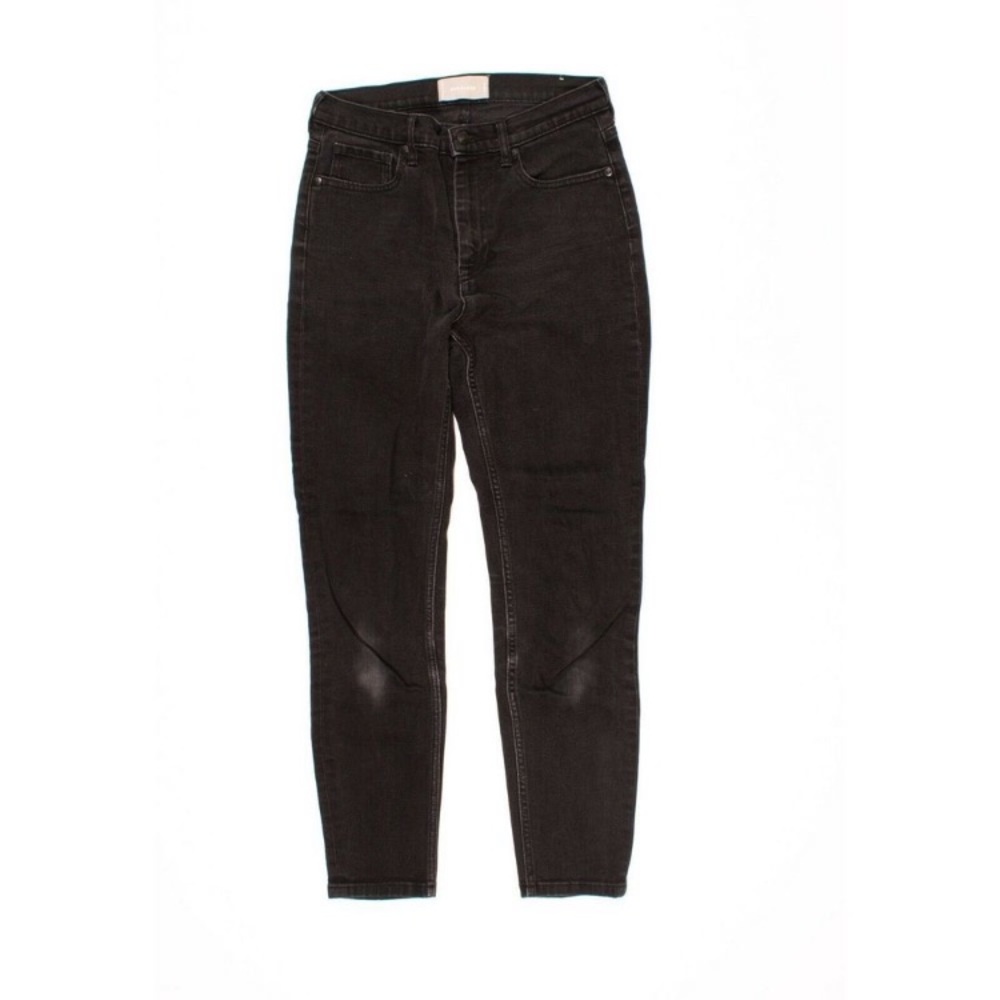 Everlane Ankle Skinny Denim Jeans In Black Size 29